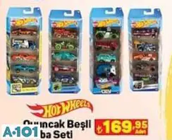 HOT WHEELS BEŞLİ ARABA SETİ